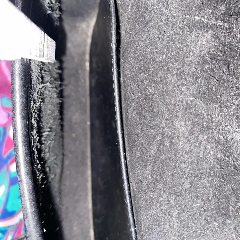 Coach 9755 Vintage 1980’s Black Leather crossbody bag